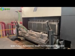 Máquina de moldagem de bandejas de papel industrial de celulose Máquina de fabricação de embalagens alimentares