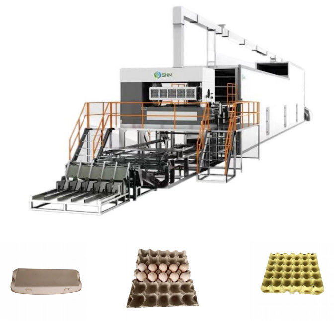 Máquina de fabricação de bandejas de papel ondulado estável