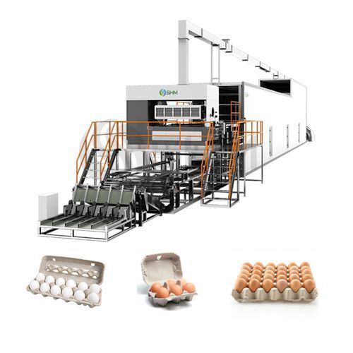Fully Automatic Paper Egg Tray Making Machine | 3000–10000 pcs/h Egg Tray Production Line | SHM